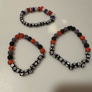 Buffalo Bills and Bandits bracelets- unisex